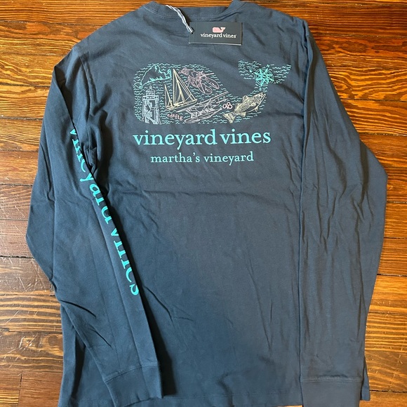 Vineyard Vines Martha's Vineyard LS T-Shirt NWT - Picture 5 of 6